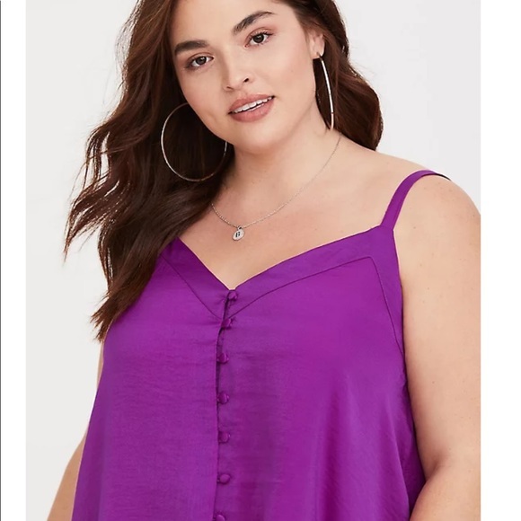 Sophie Fuchsia Button Loop Cami Torrid 4 - Picture 9 of 9